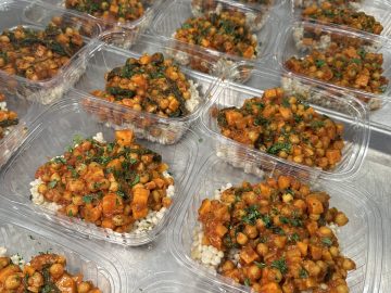 Moroccan Stewed Chickpeas over Couscous Moroccan Stewed Chickpeas over Couscous